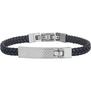 Bracelet souple simon en acier 316l avec diamant blanc