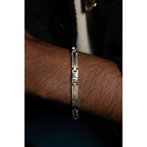 Bracelet souple multi-motifs filip en acier 316l
