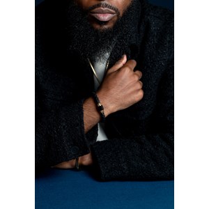 Bracelet semi-rigide oscar en acier 316l