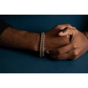 Bracelet souple mahdi en acier 316l