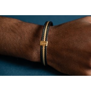 Bracelet rigide liam en acier 316l