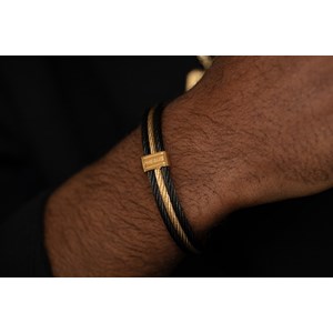 Bracelet rigide liam en acier 316l