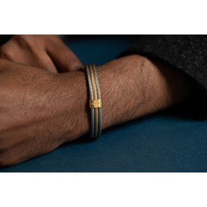 Bracelet rigide liam en acier 316l