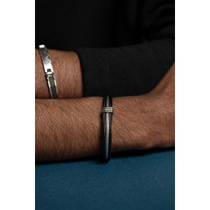 Bracelet rigide liam en acier 316l