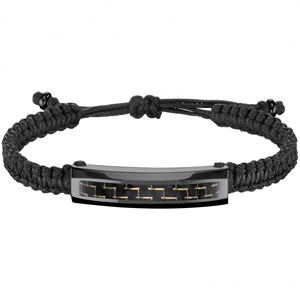 Bracelet souple sur cordon léon en acier 316l