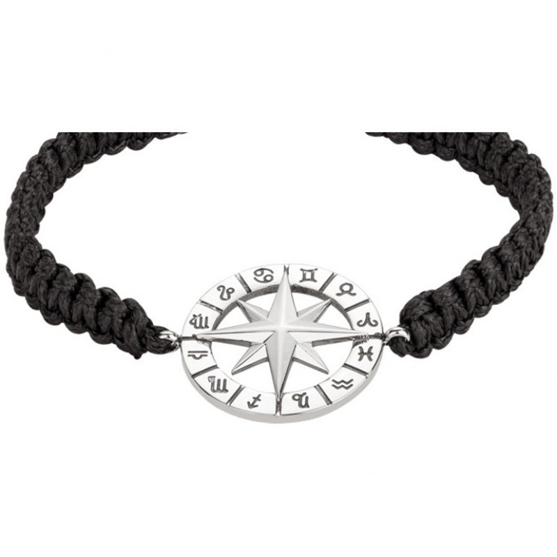 Bracelet zodiaque argent en acier