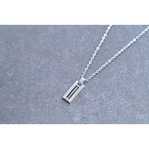 Plaque sur chaîne sasha en acier 316l