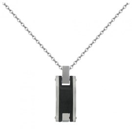 Plaque sur chaîne sergio en acier 316l