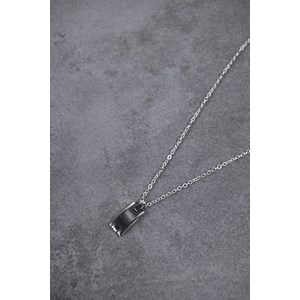 Plaque sur chaîne sergio en acier 316l