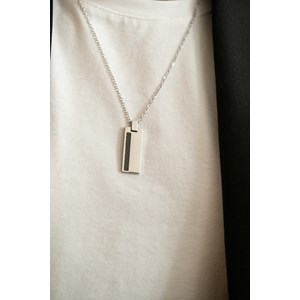 Plaque sur chaîne amir en acier 316l