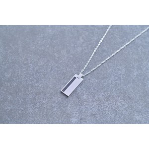 Plaque sur chaîne amir en acier 316l