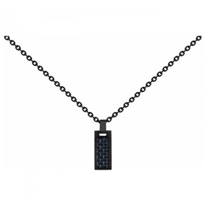 Plaque sur chaîne stanislas en acier 316l