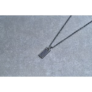 Plaque sur chaîne stanislas en acier 316l