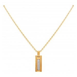 Plaque sur chaîne sasha en acier 316l