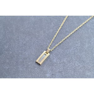 Plaque sur chaîne sasha en acier 316l