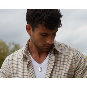 Plaque sur chaîne sashi en acier 316l