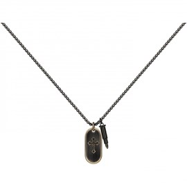 Collier jin en pvd