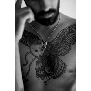 Collier jin en acier 316l