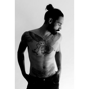 Collier jin en acier 316l