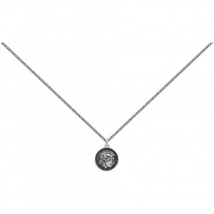 Collier satire en acier 316l