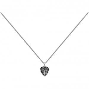 Collier mono-motif epée en acier
