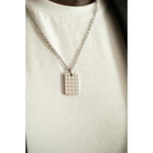 Collier mono-motif gior en acier 316l