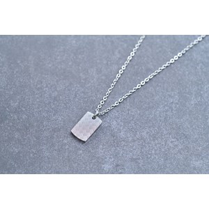 Collier mono-motif gior en acier 316l