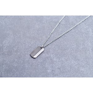 Coll. Mono-motif rohan en acier 316l