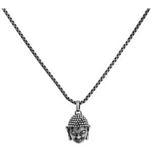 Collier mono-motif eros en acier 316l