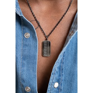 Collier virgile en acier 316l