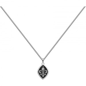 Coll. Mono-motif fleur de lys en acier 316l