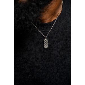 Collier bruno en acier 316l