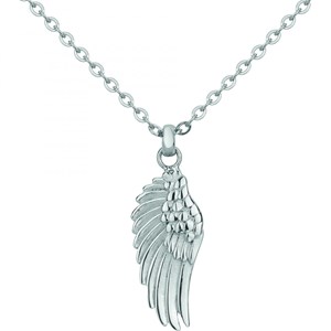 Collier aile argent en acier 316l