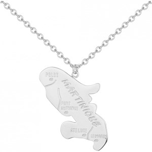 Collier martinique argent en acier