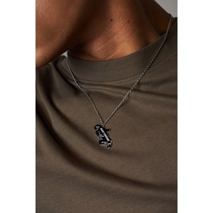 Collier martinique argent en acier