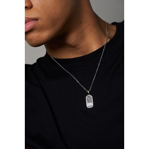 Collier matis en acier