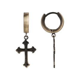 Créoles jin en acier 316l