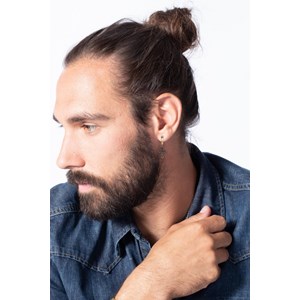 Créoles jin en acier 316l