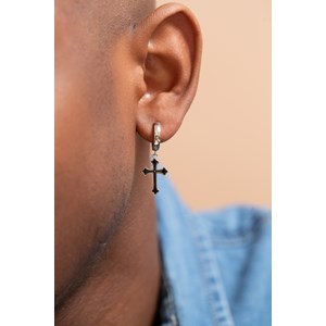 Créoles jin en acier 316l