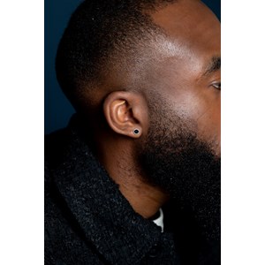 Boucles d'oreilles séverin en acier 316l