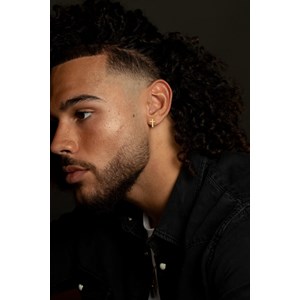 Boucles d'oreilles clous tony en acier 316l