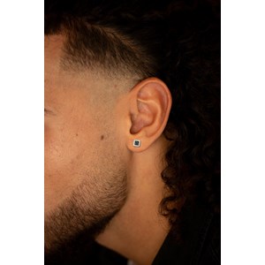 Boucles d'oreilles clous cédric en acier 316l