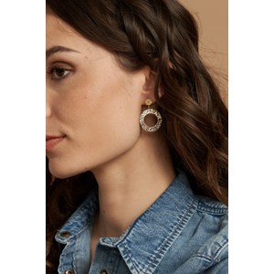 Boucles d'oreilles pendantes amarita white léo