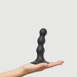 Dildo plug balls - noir - taille s