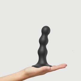 Dildo plug balls - noir - taille m
