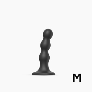 Dildo plug balls - noir - taille m