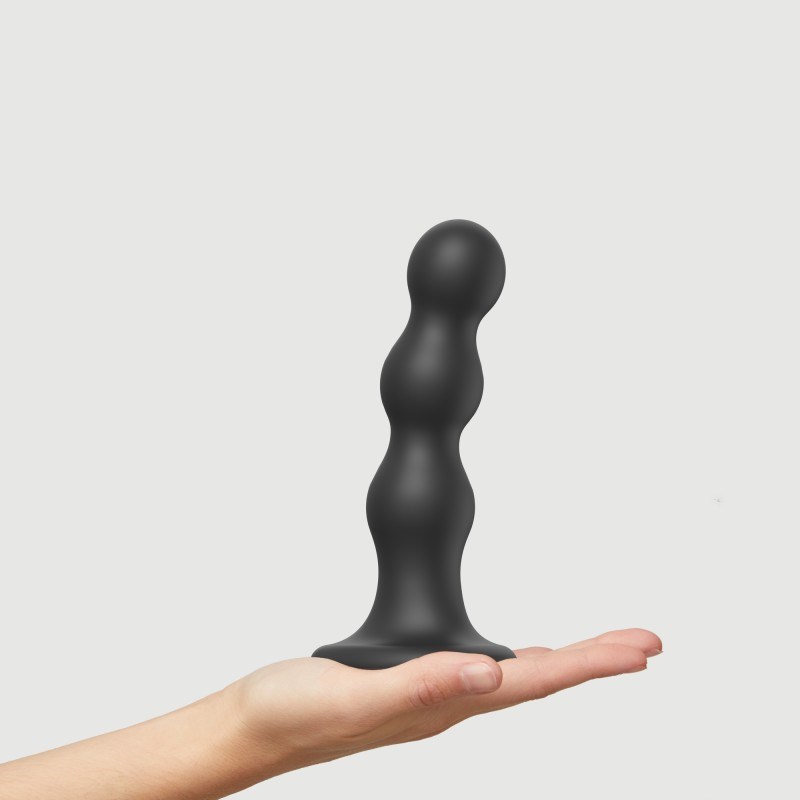 Dildo plug balls - noir - taille m