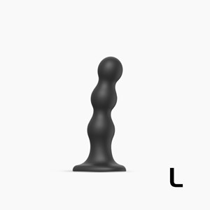 Dildo plug balls - noir - taille m