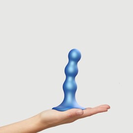 Dildo plug balls - bleu - taille s