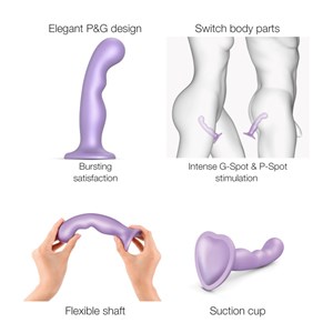 Dildo plug - point p point g - taille s